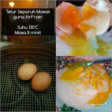 Tips masak telor yang benar selama ini kalian salah. Pandalola Telur Separuh Masak Guna Airfryer Facebook