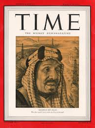 King Abdulaziz Al Saud Time Cover 03 05 1945 March Time Photo
