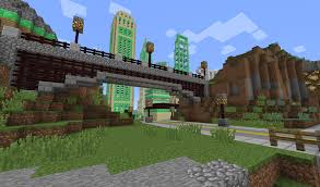 The house is hanging in the middle of 2 peaks. Minecraft Urban Planner A Bridge Between Mountains In Mercator City