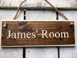 First letter will be in caps. Personalized Name Sign Childs Bedroom Sign Boys Bedroom Door Etsy Name Signs Personalized Room Rustic Signs