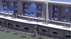 Nightclub Laser Bar 3d Model In 2020 3d Model Night Club Low Poly 3d Models