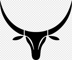 The brahman breed (also known as brahma) originated from bos indicus cattle from india, the sacred cattle of india. Brahman Cattle Live Branding Horn Logo Zebu Antler Logo Monochrome Png Pngwing