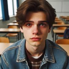 Can anyone explain the picture of the crying boy and where it derived from?