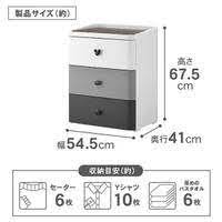 収納ケース ディズニー シンプルスタイルロイヤルドロアー543bタイプ3段幅54 5 奥行43 5 高さ67 5cmスキュウプラスsqu ミッキーマウスミニー家具キッチンおしゃれインテリアおもちゃ 収納キッズ子供部屋スッキリ押入れ収納収納ボックス衣服 キッチン おしゃれ
