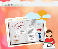 Using modal verbs or adverbs to indicate degrees of possibility. Modal Verbs Poster Spag Apple For The Teacher Ltd
