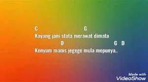 Kenyem Manis Yan Se Chord Lirik Youtube
