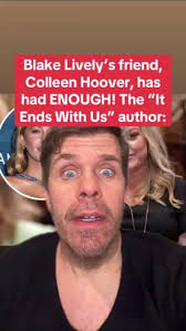 She's ended it! #ColleenHoover #BlakeLively #JustinBaldoni