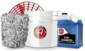 Prestige car care are the uk's exclusive importers for adam's polishes, paired with own our own range of microfiber cloths and our big yellow drying towel. Buy Adam S Car Wash Kit Complete With Bucket Grit Guard Auto Detailing Car Cleaning Kit Ph Best Car Wash Soap For Snow Foam Cannon Foam Gun Car Soap