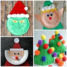 Holiday Paper Plate Crafts Preschool Christmas Crafts Preschool Christmas Christmas Crafts