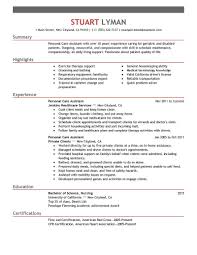 With this online cv maker, you can: Best Personal Care Assistant Resume Example Livecareer