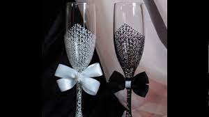 Decoración de matrimonios con globos. Espectaculares Disenos Decoracion De Copas Para El Dia De La Boda Youtube