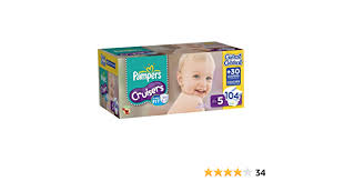 Buy pampers cruisers diapers size 5 economy pack plus. Amazon Com Pampers Cruisers Diapers Size 5 Giant Pack 104 Count Baby