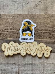 Softball Mom Stickers, Waterproof Stickers, Softball Mom Gift, Softball  Stickers