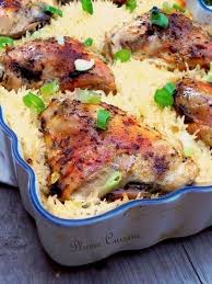Riz Au Poulet Au Four Une Plume Dans La Cuisine Riz Au Poulet Recettes De Cuisine Poulet Au Four