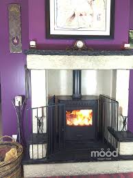 Shop fireplace screens and personalize your home with pottery barn® today. Crannog Superior Heavy Quality Stove Screen H30 Vertical Bars Fire Guard Firescreen With Front Gate Guards Locks Stove Guards