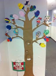 Mitten Tree Winter Classroom Display Winter Classroom Display Classroom Decorations Classroom Displays