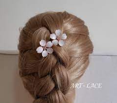 Cherry Blossom Hair Fork Rose Gold Hair Accessory Bridal Blush Etsy Rose Gold Hair Accessories Gold Hair Accessories Rose Gold Hair