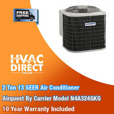Indoor air quality accessories available. 4 Ton 16 5 Seer Airquest By Carrier Air Conditioner Condenser Split System