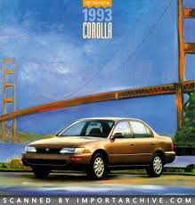 *** 30 day money back warranty ***. Importarchive Toyota Corolla Brochure 1993 1997 Free Preview Gallery 1993 1994 1995 1996 1997