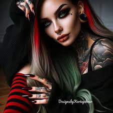 Not even trying to sound weird here met someone today never seen them in  cambridge before really tatted out goth chick black and blonde hair Huge  throat tattoo? Just trying to reach