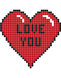 Drawing pixel art is easier than ever while using pixilart easily create sprites and other retro style images with this drawing application pixilart is an online pixel drawing application and social platform for creative minds who want to venture into the world of art, games, and programming. Coeur Love You Wall Decals Stickaz