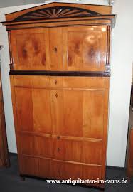 Produktinformationen schrank kirschbaum biedermeier, massiv, restauriert, schellack. Antiquitaten Im Taunus Schrank Biedermeier Kirschbaum Um 1825