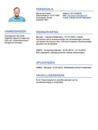 Na een prettig en interessant gesprek met uw collega naam achternaam solliciteer ik middels deze motivatiebrief voor de functie als verpleegkundige. Cv Voorbeeld Horeca 100 Gratis Downloaden Word Pdf