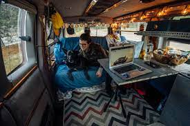 The conversions on this page feature a 4x4 van, awning, steps, vinyl stripes, and penthouse tops. 1997 Chevy Express Camper Van Intro To Our Budget Build Wanderlust Not Less Adventure Photography Nature Stickers