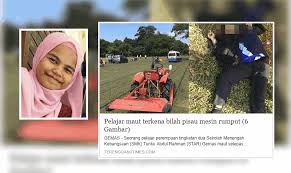 Mesin pemotong rumput semak belukar murah hemat energi buatan anak bangsa best mower bush cutterподробнее. Pelajar Maut Pengetua Kena Tindakan Tatatertib Cikgu Share 1 0