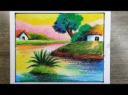 Sunset Scenery Sunset Scenery Drawing With River By Oil Pastel Colour Oil Pastel Scenery Drawing You Oil Pastel Colours Oil Pastel Poster Background Design Signup for free weekly drawing tutorials.
