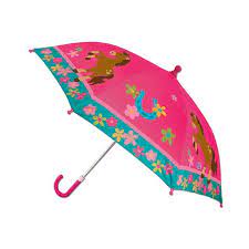 stephen joseph cocuk semsiyesi at 70 cm e varan genislik umbrella girl blue horse umbrella