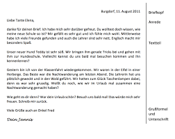 Wie beendest du einen brief? Einen Personlichen Brief Schreiben Deutsch Klasse 5