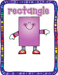 Rectangle Song Poster Shape Activities Preschool Shapes Kindergarten Teaching Shapes