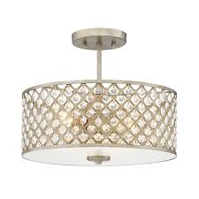 Quoizel Juliana 14 25 In Gold Casual Transitional Semi Flush Mount Light Lowes Com Bedroom Light Fixtures Flush Mount Lighting Semi Flush Ceiling Lights