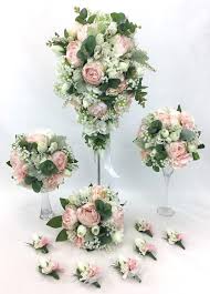 Artificial Flower Pink Cream White Roses Peonies Teardrop Wedding Bouquet Set Arreglos Para Boda Centros De Mesa Para Boda Mesas De Boda