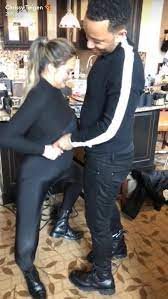 Getting Over the Hump! John Legend Helps Pregnant Wife Chrissy Teigen with  Her Spandex Leggings