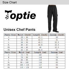 Toptie Mens Black Cargo Style Kitchen Work Chef Pant