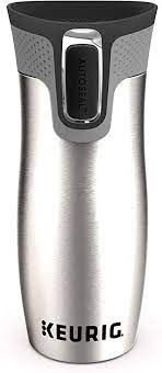 Keurig Contigo Autoseal Coffee Travel Mug West Loop Vacuum Insulated With Easy Clean Lid 14 Oz Silver In 2021 Coffee Travel Best Travel Coffee Mug Keurig