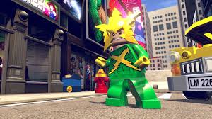 Shoot the five targets to unlock the token which will then allow you to buy him for 150,000 studs. Lego Marvel Super Heroes