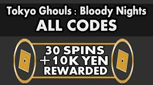 We did not find results for: Tokyo Ghoul Bloody Nights Spin Codes 08 2021