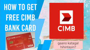 If you may be saying why, this. How To Get Free Cimb Bank Card Cimb Visa Paywave Debit Card Myra Mica Youtube
