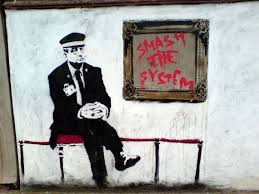 Banksy Art Print Smash The System Multiple Paper Sizes Etsy Banksy Art Street Art Banksy Banksy Graffiti