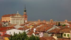 Cittadellasi trova nella provincia di padova e si trova con la regione di veneto italia. Antike Stadtmauern Cittadella Terra Italia