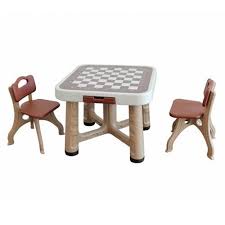 New Children Kids Table With Two Chairs Set Desk Durable Health And Safe Pe Details Can Be Found By C Kids Table And Chairs Storage Chair Desk And Chair Set