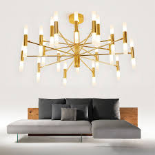 Deckenleuchten bieten viele features für die raumgestaltung. Led Deckenleuchte Stilvoll Aus Metall In Schwarz Gold Fur Wohnzimmer