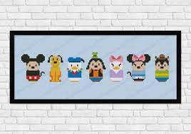This is the new ebay. Mickey Mouse And Friends Digital Cross Stitch Pattern