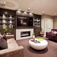 basement design ideas pictures remodels and decor fireplace design tv above fireplace family room design