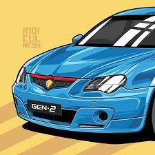 New The 10 Best Art Ideas Today With Pictures - Proton Gen2 Proton Protongen2 Automotive Auto Automotive Illustration Automotive Art Car Illustration