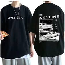 Camiseta Masculina Feminina Anime Japonês R34 Skyline GTR 100% Algodão
