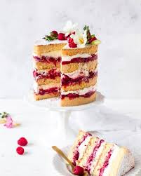 Himbeer Joghurt Torte Ohne Backen Emma S Lieblingsstucke Rezept Lebensmittel Essen Rhabarber Streuselkuchen Streusel Kuchen